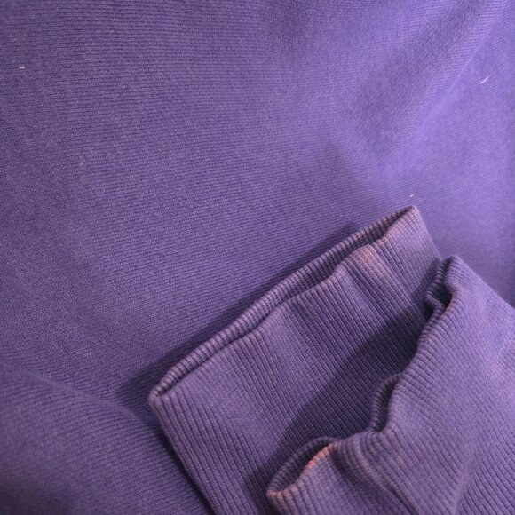 Aritzia TNA cozy Perfect /boyfriend cropped sweater/short set Purple M/XS - Picture 10 of 11